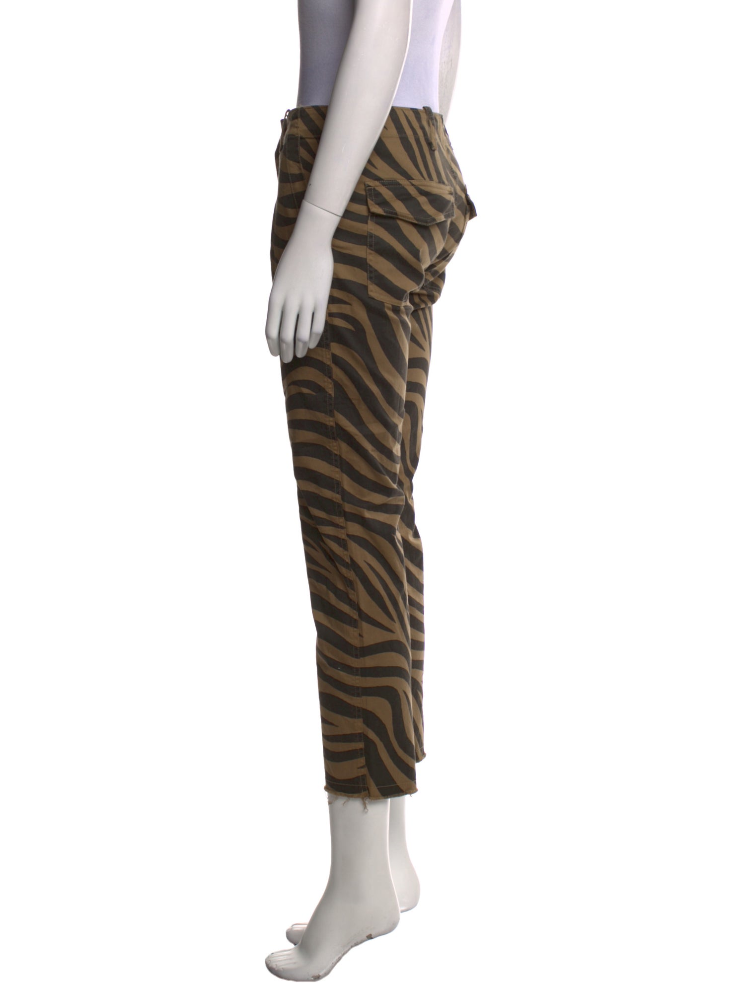 Nili Lotan Animal Print Skinny Leg Pants