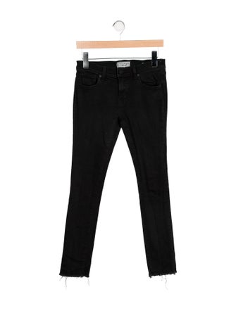 Nili Lotan Low-Rise Skinny Leg Jeans