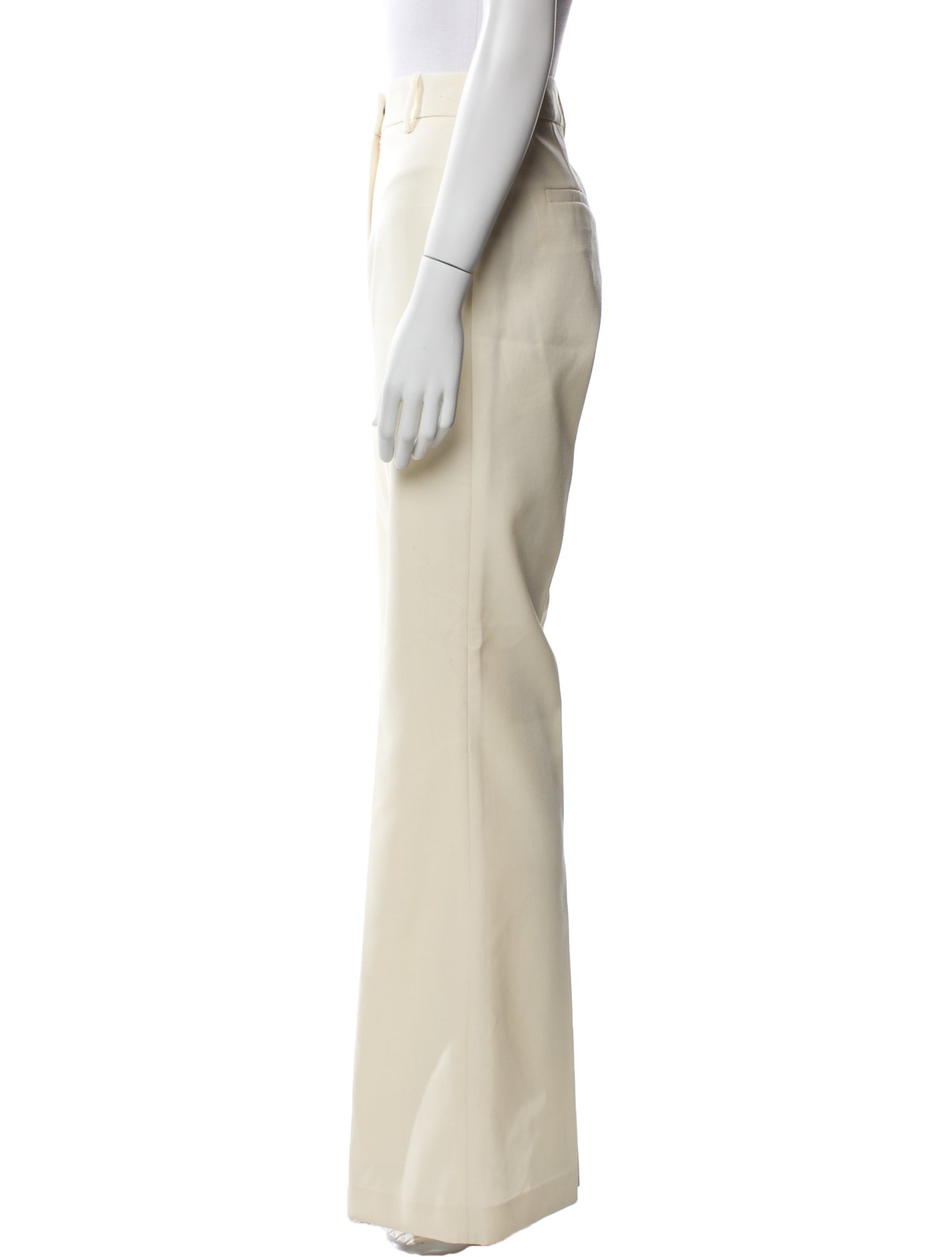 Nili Lotan Virgin Wool Wide Leg Pants