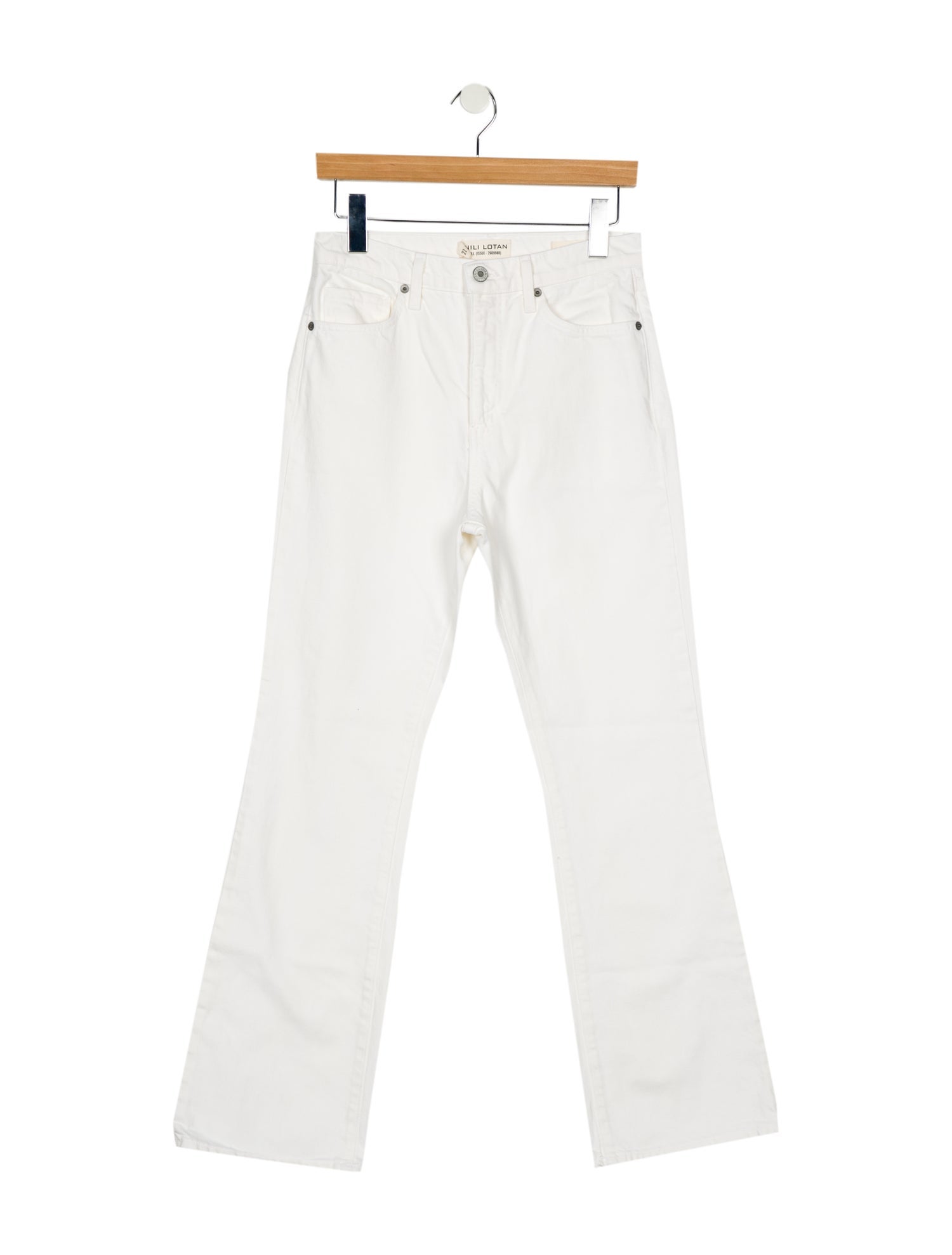 Nili Lotan High-Rise Wide Leg Jeans