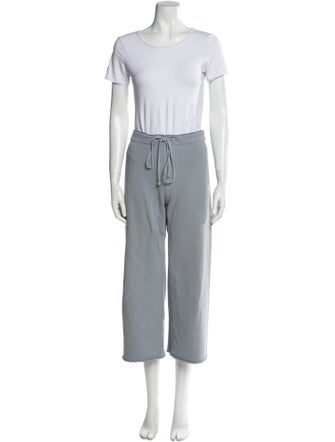 Nili Lotan Raw-Edge Trim Sweatpants