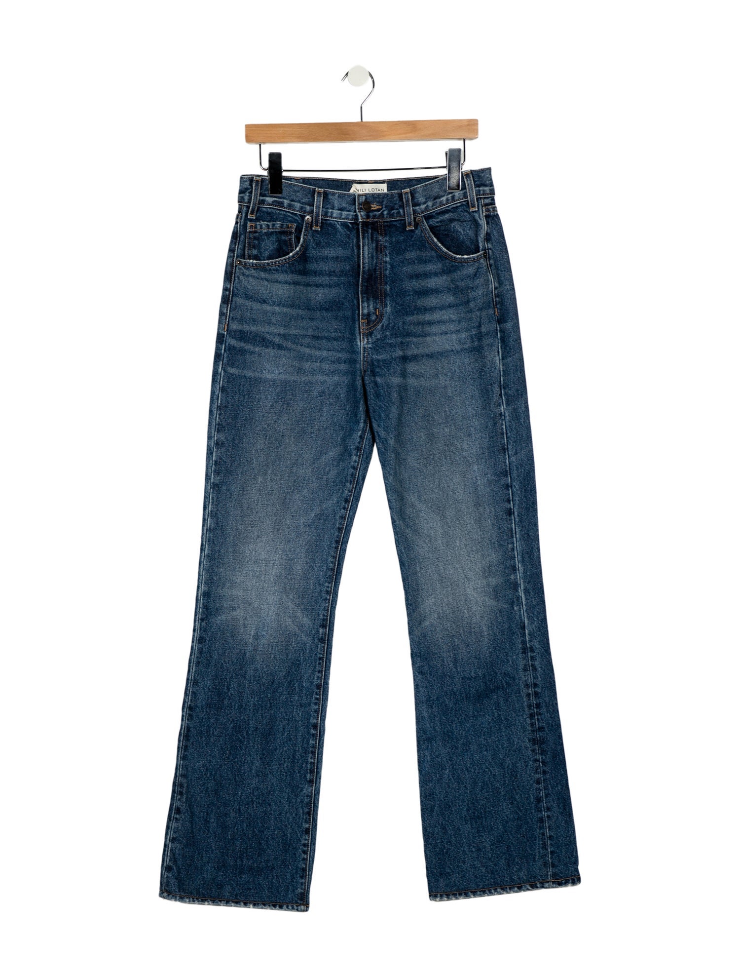 Nili Lotan High-Rise Wide Leg Jeans