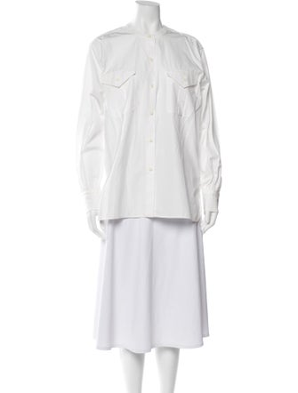 Nili Lotan Mock Neck Long Sleeve Tunic