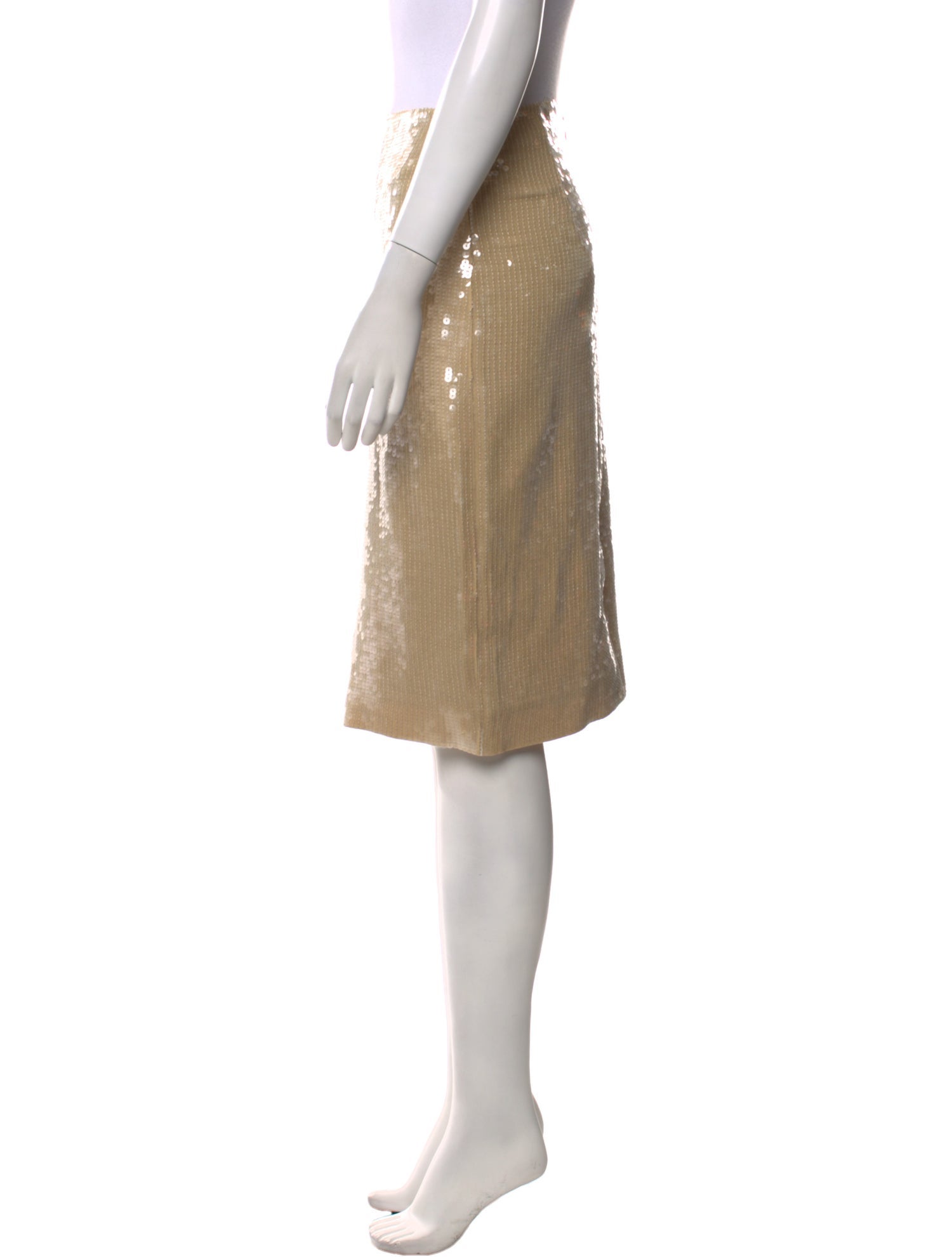 Nili Lotan Sequin Embellishments Knee-Length Skirt w/ Tags