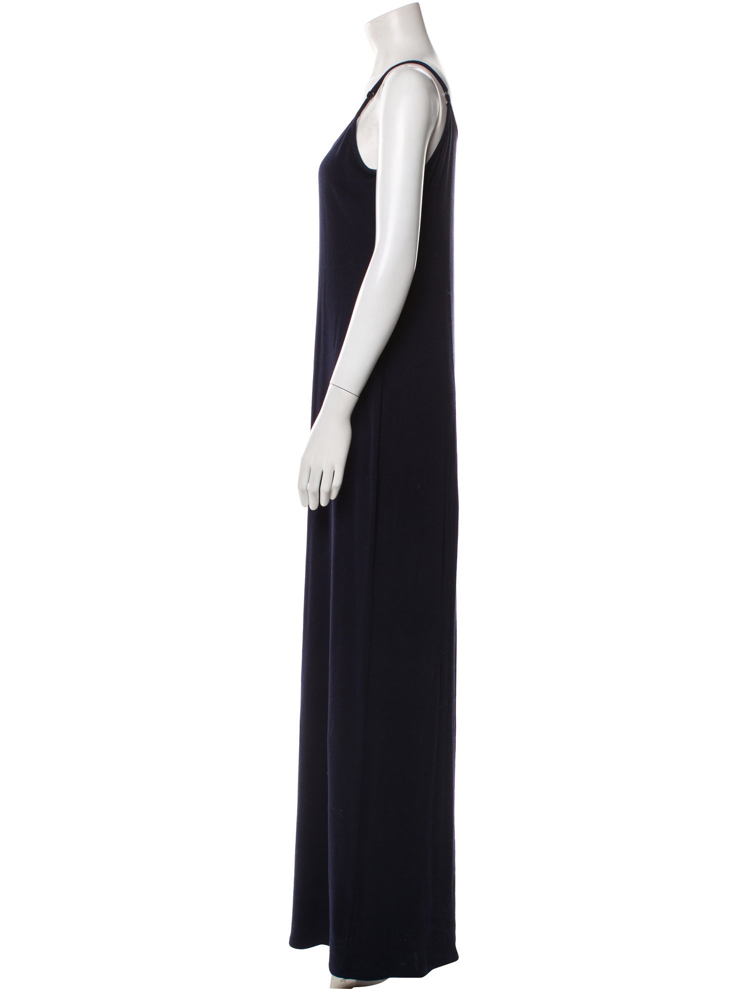 Nili Lotan Scoop Neck Long Dress
