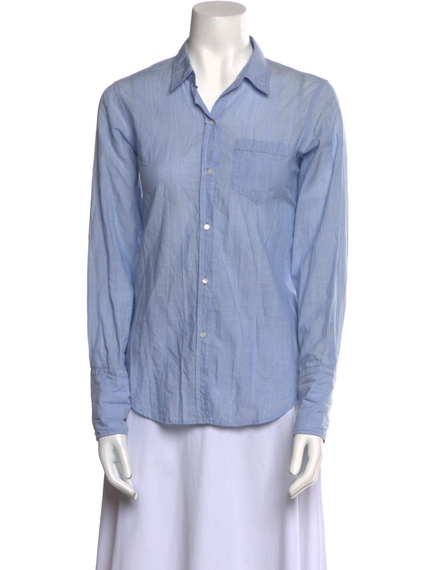 Nili Lotan Long Sleeve Button-Up Top