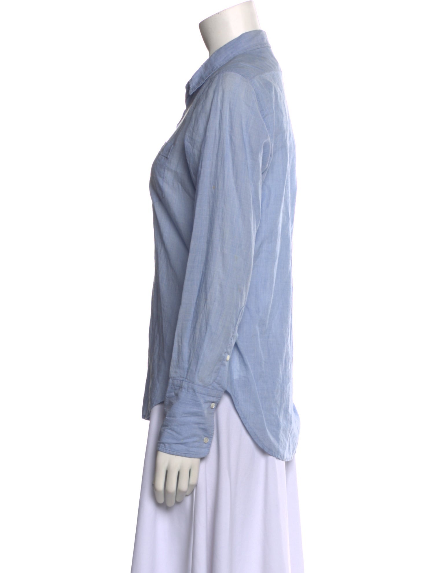 Nili Lotan Long Sleeve Button-Up Top