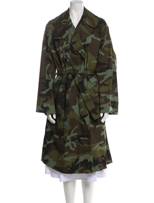 Nili Lotan Camouflage Print Coat