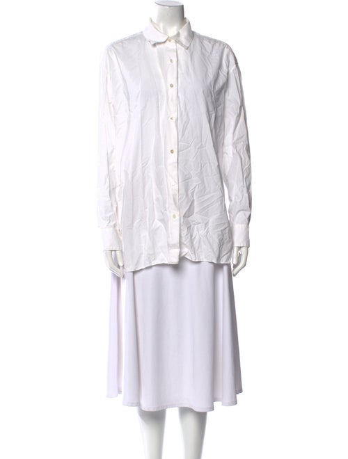 Nili Lotan Long Sleeve Button-Up Top