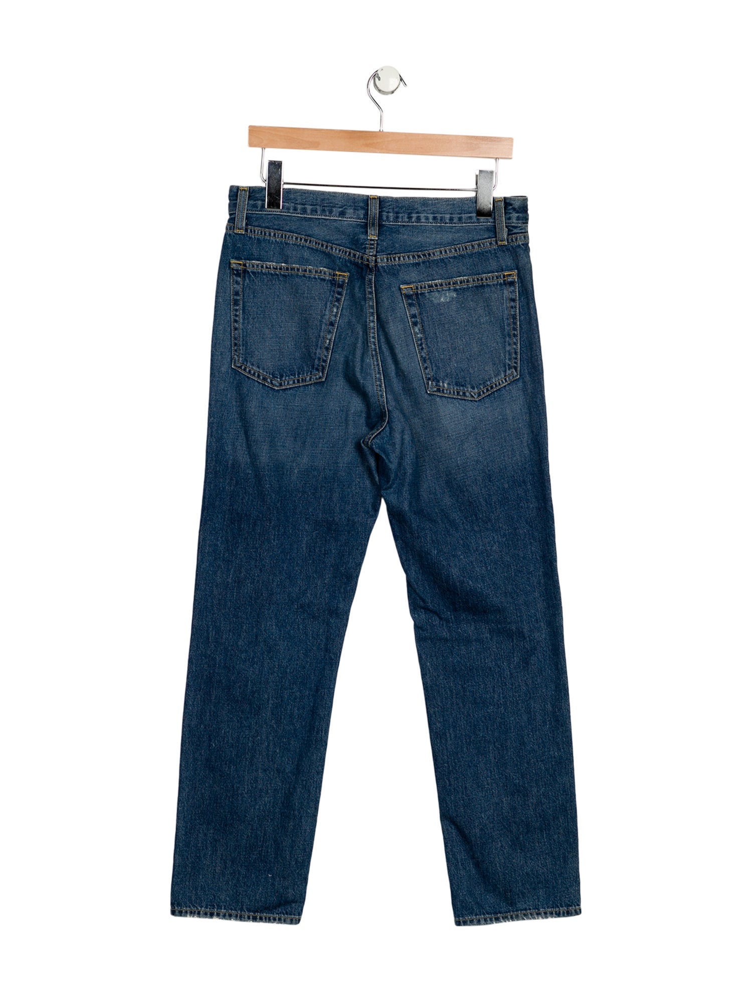 Nili Lotan High-Rise Straight Leg Jeans