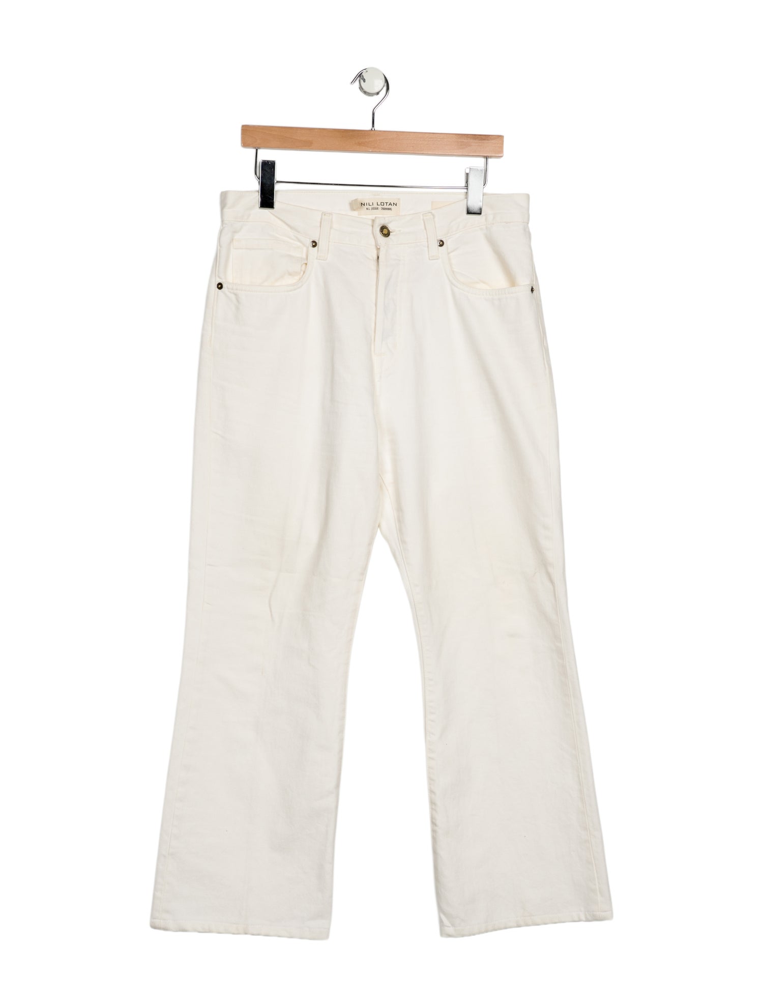 Nili Lotan High-Rise Wide Leg Jeans