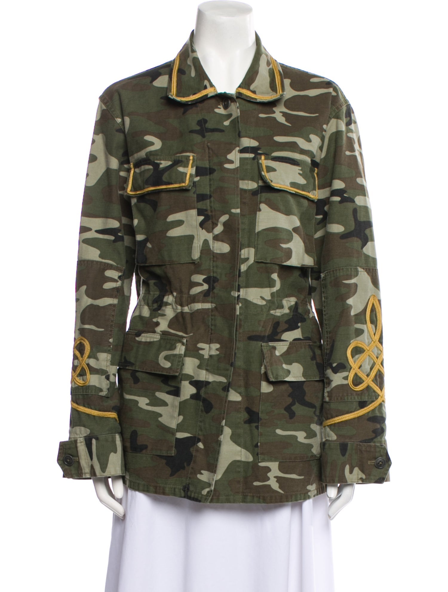 Nili Lotan Printed Utility Jacket