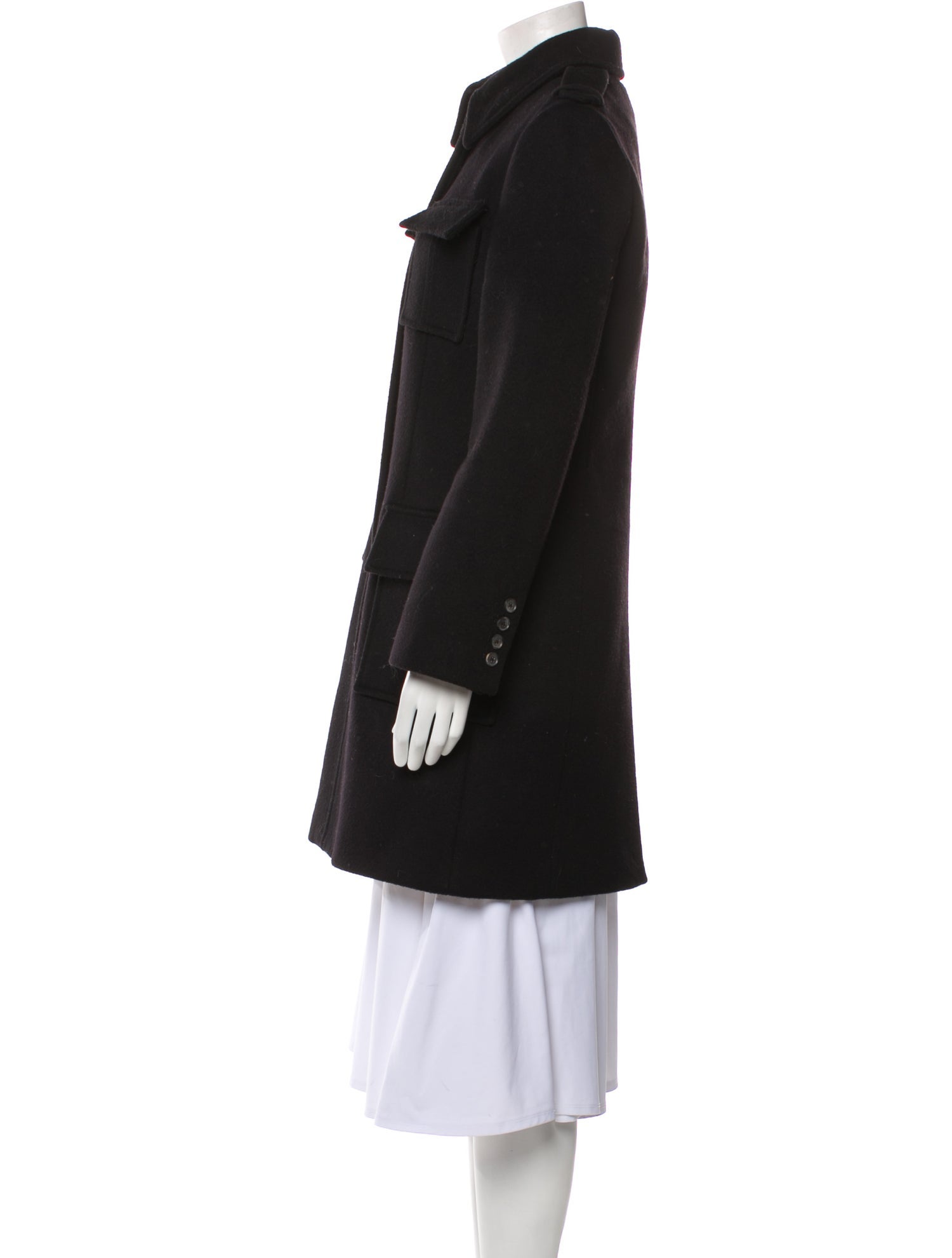 Nili Lotan Wool Trench Coat