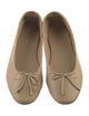 Nili Lotan Leather Bow Accents Ballet Flats