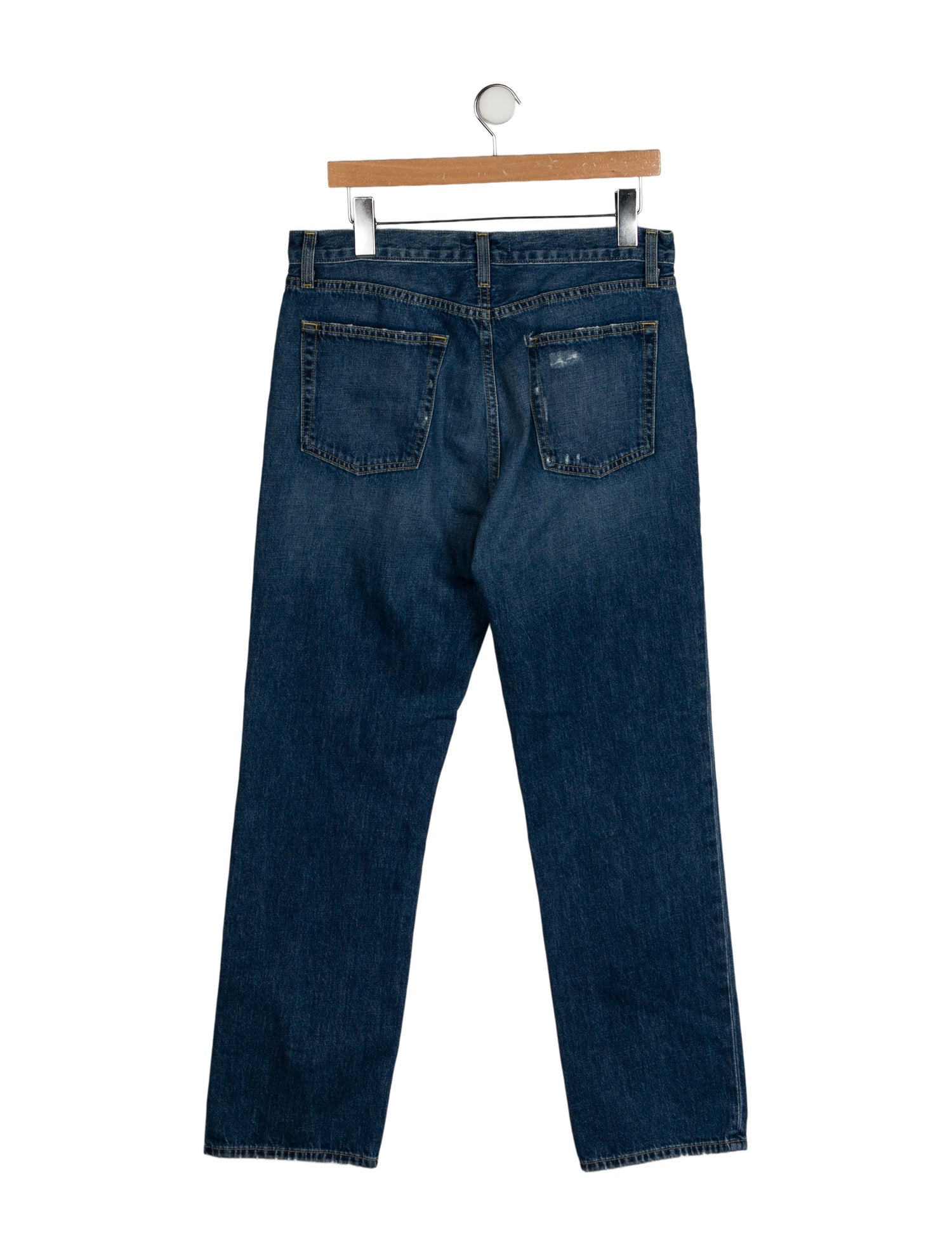 Nili Lotan High-Rise Straight Leg Jeans