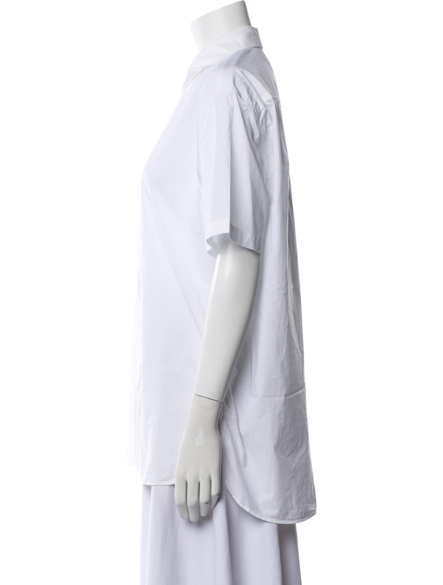 Nili Lotan Short Sleeve Button-Up Top w/ Tags