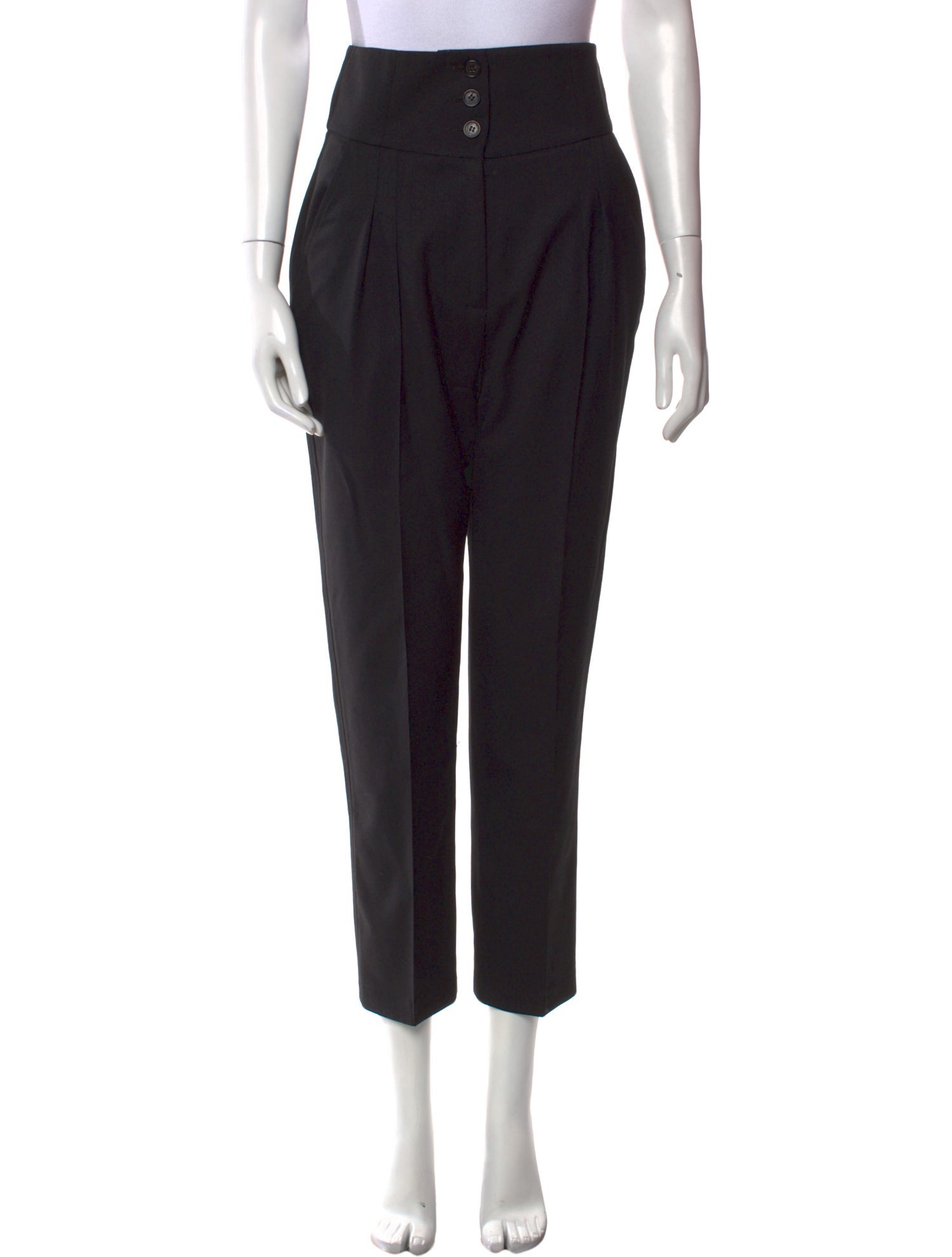 Nili Lotan Virgin Wool Straight Leg Pants