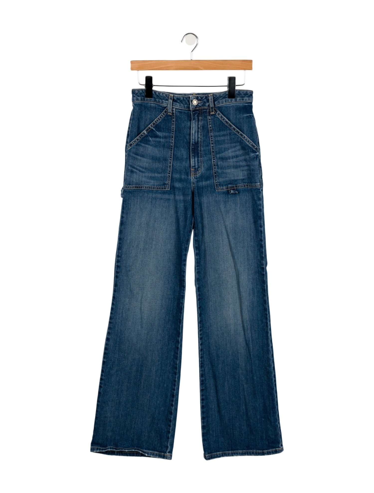 Nili Lotan High-Rise Wide Leg Jeans