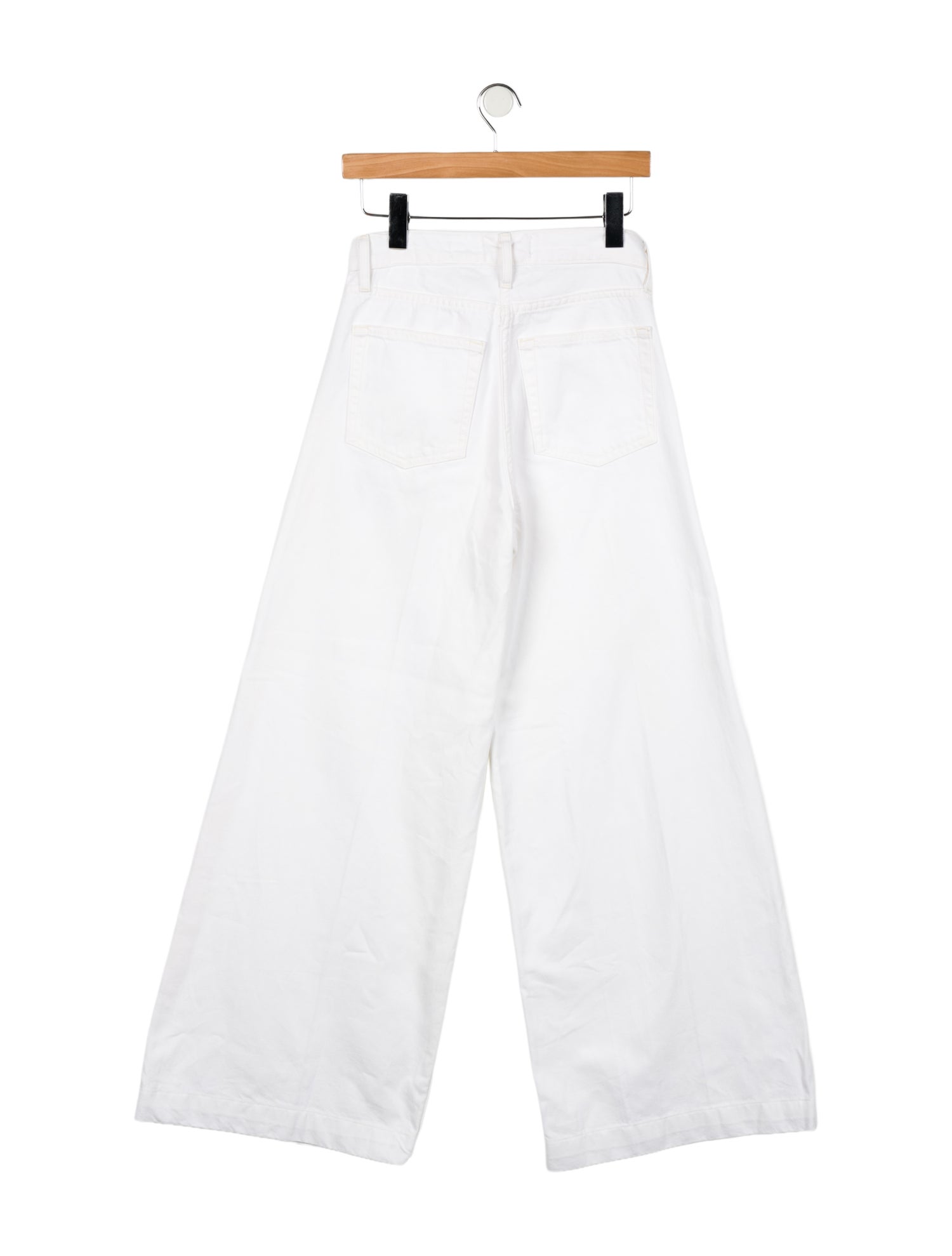 Nili Lotan Mid-Rise Wide Leg Jeans