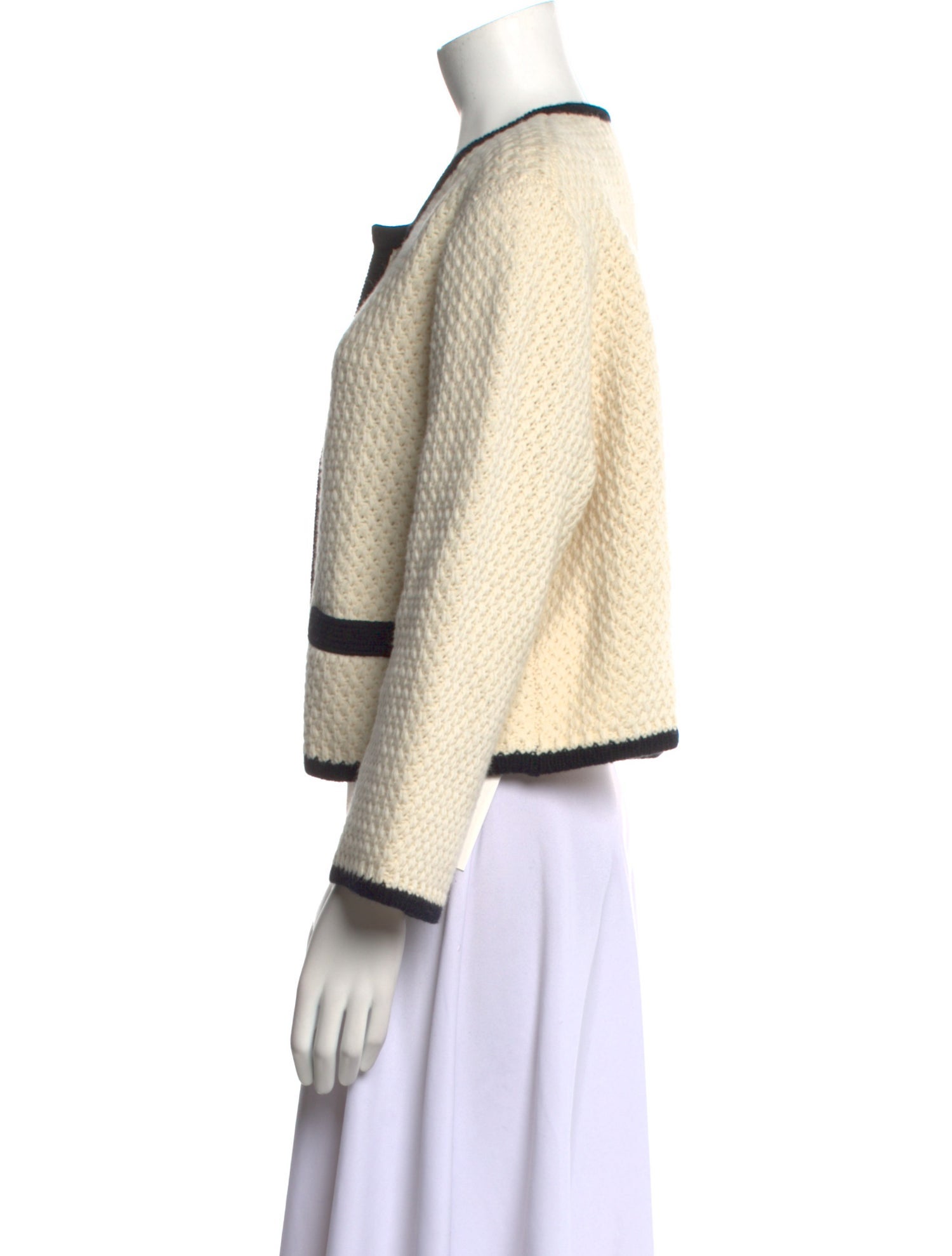 Nili Lotan Lambswool Striped Sweater