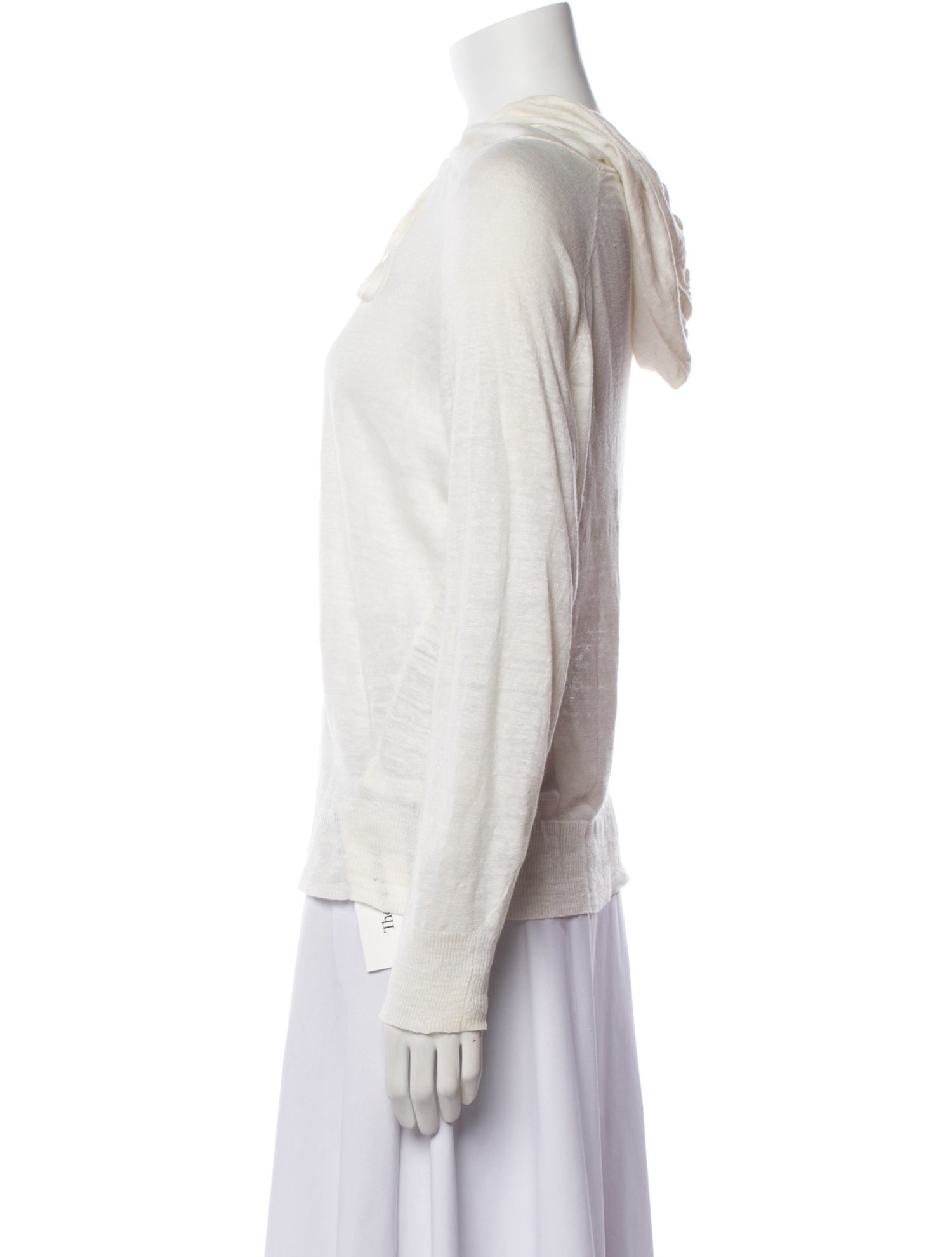 Nili Lotan Linen Crew Neck Sweater