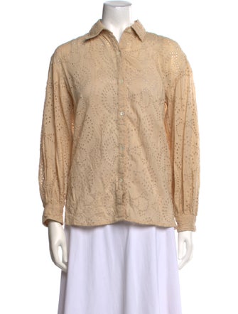 Nili Lotan Long Sleeve Button-Up Top