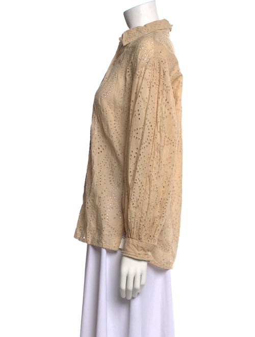 Nili Lotan Long Sleeve Button-Up Top