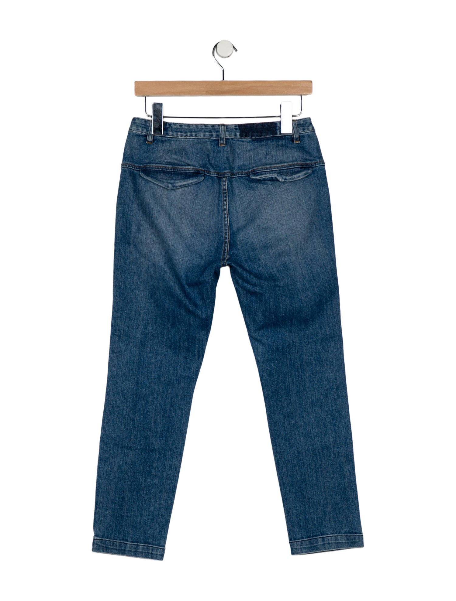 Nili Lotan Mid-Rise Straight Leg Jeans