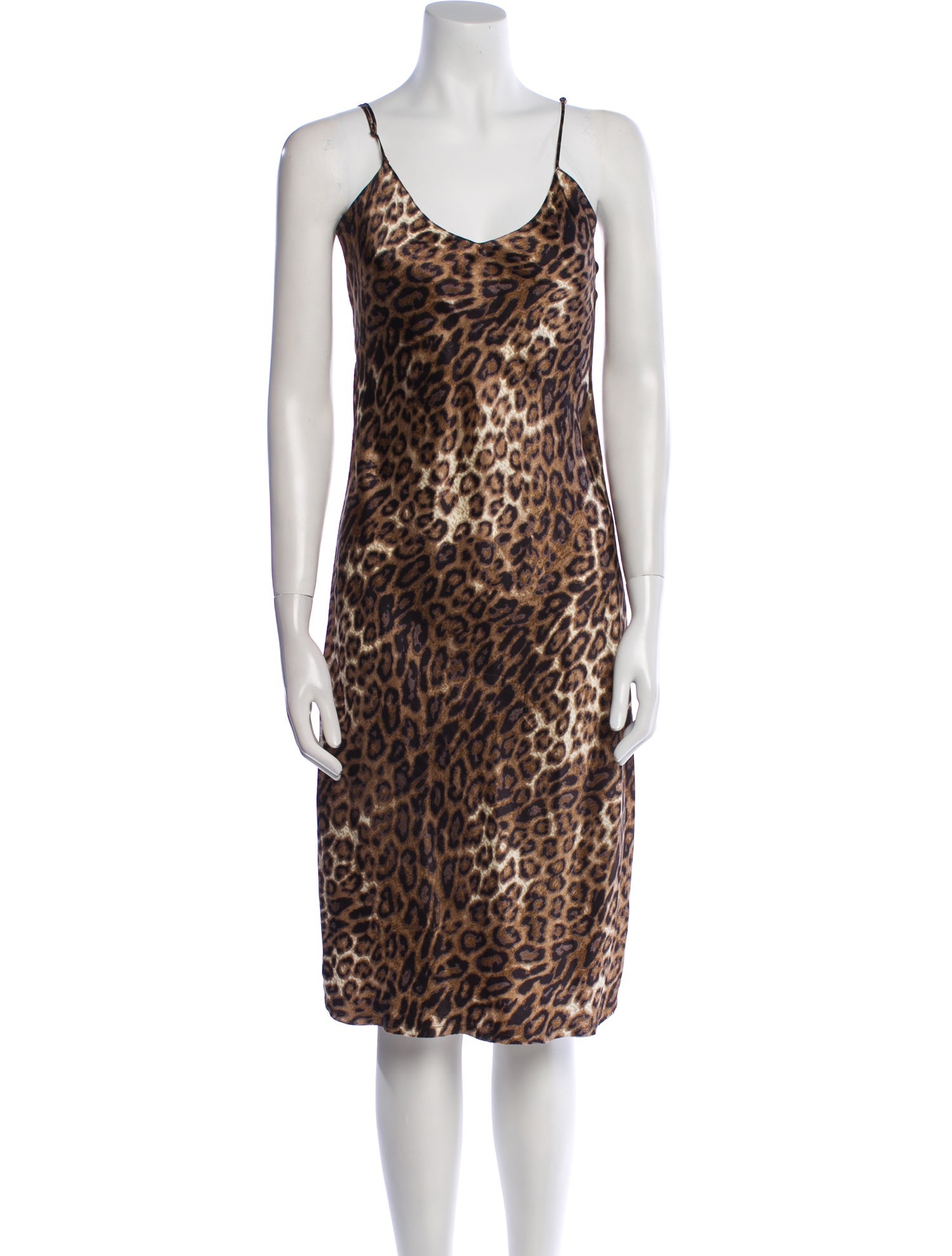 Nili Lotan Silk Midi Length Dress