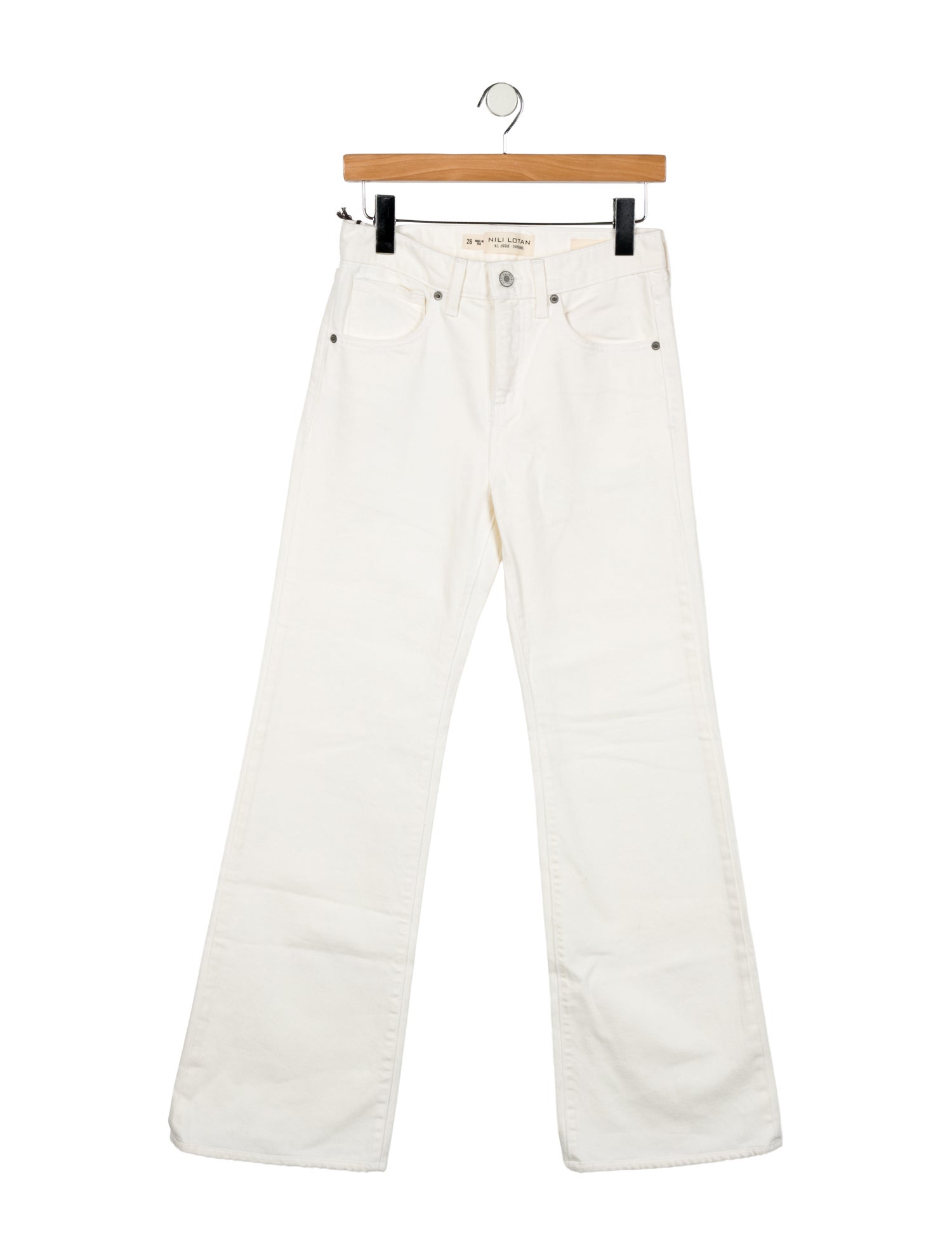 Nili Lotan High-Rise Wide Leg Jeans