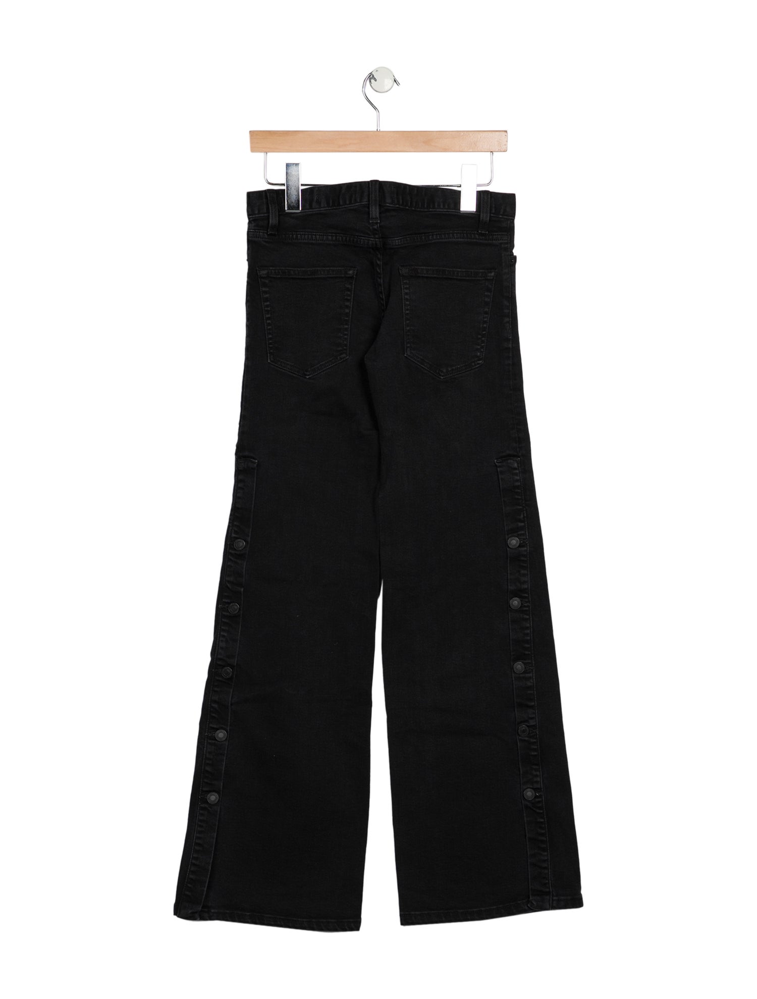 Nili Lotan Mid-Rise Wide Leg Jeans