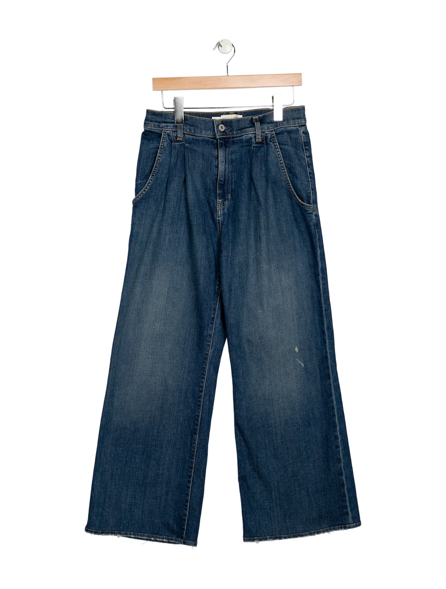 Nili Lotan High-Rise Wide Leg Jeans