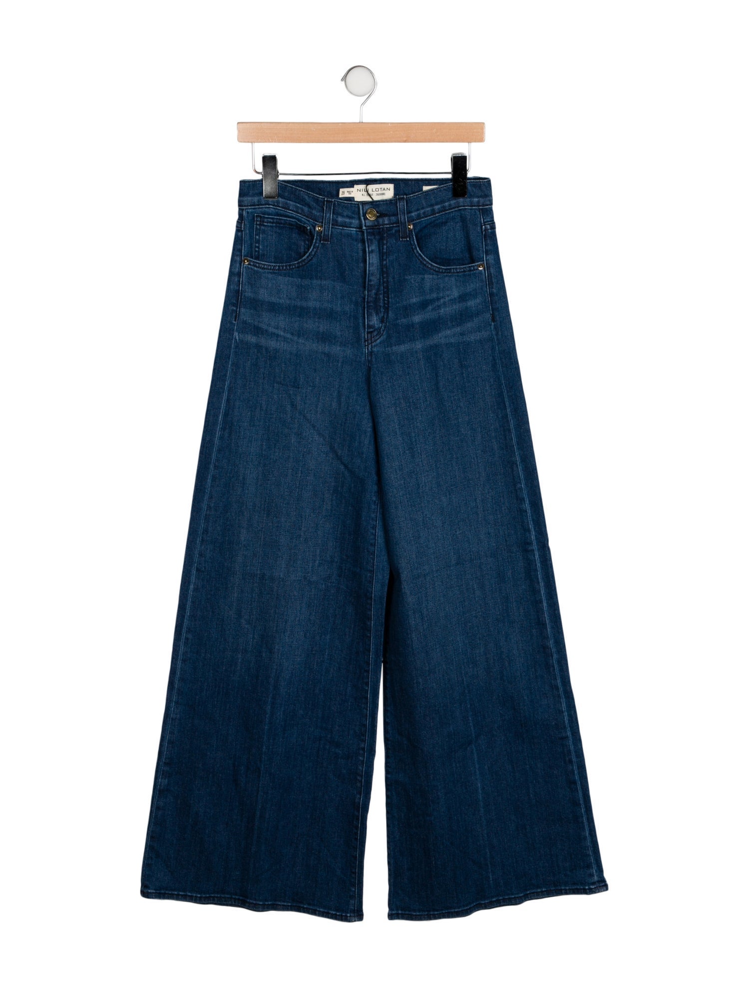 Nili Lotan High-Rise Wide Leg Jeans