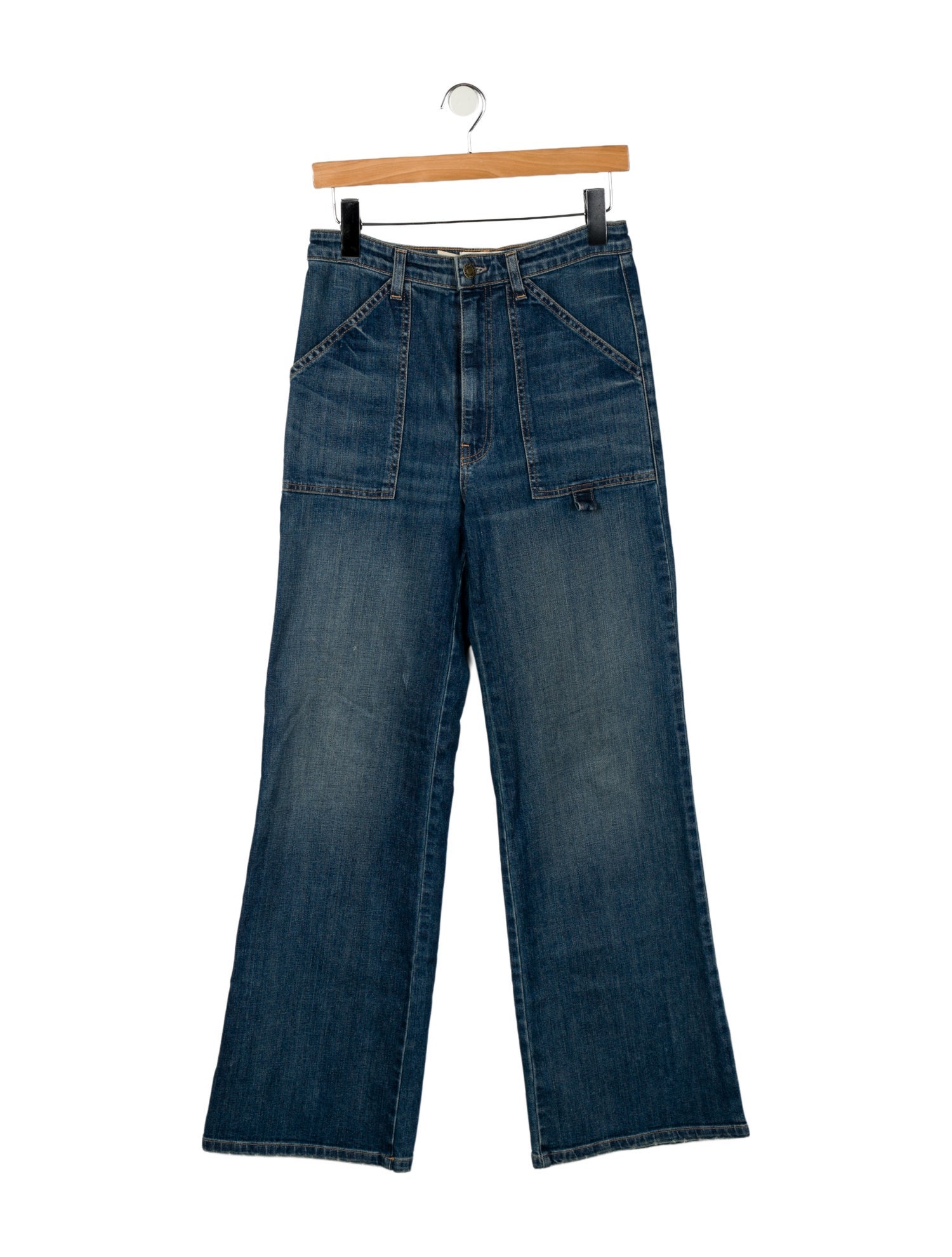 Nili Lotan High-Rise Wide Leg Jeans