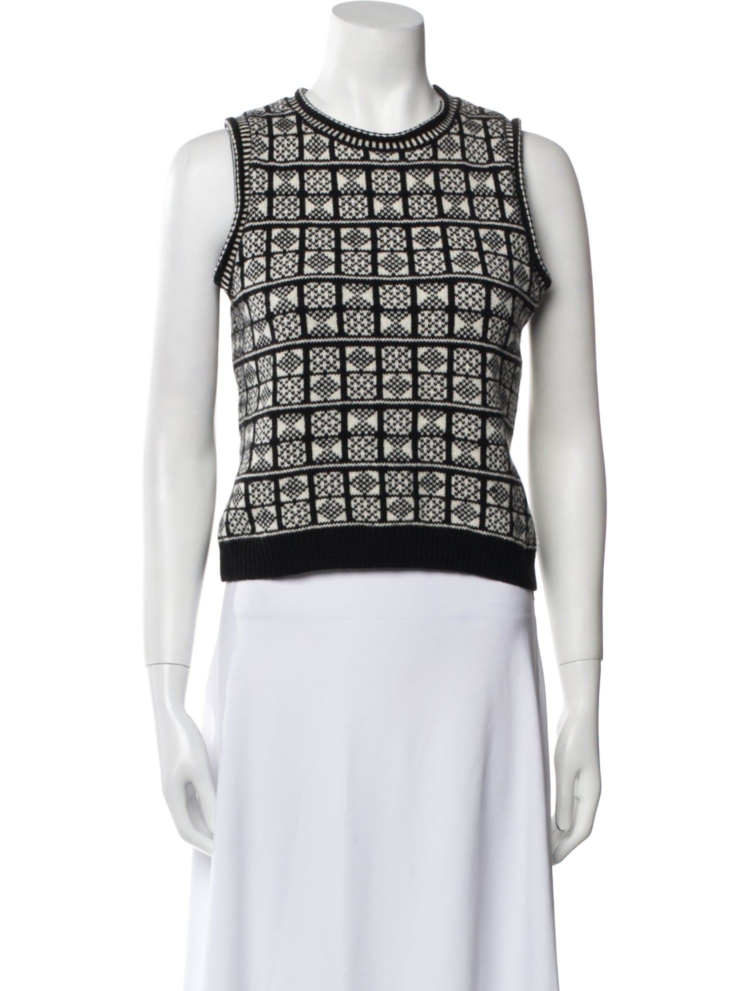 Nili Lotan Wool Printed Sweater