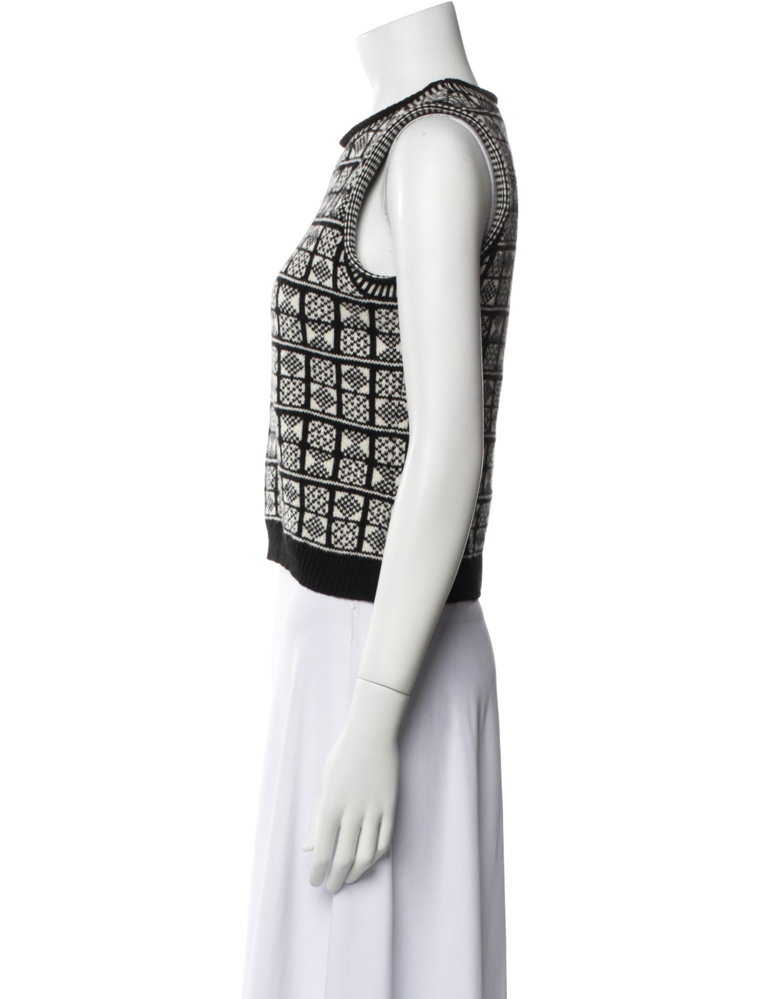 Nili Lotan Wool Printed Sweater