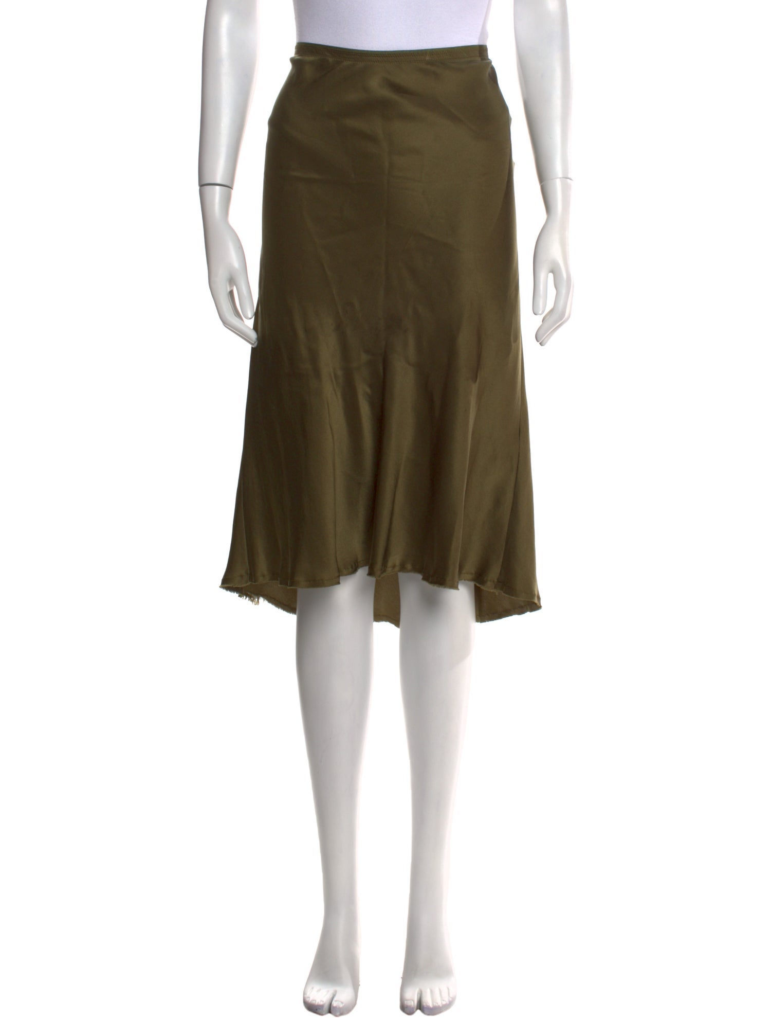 Nili Lotan Silk Knee-Length Skirt