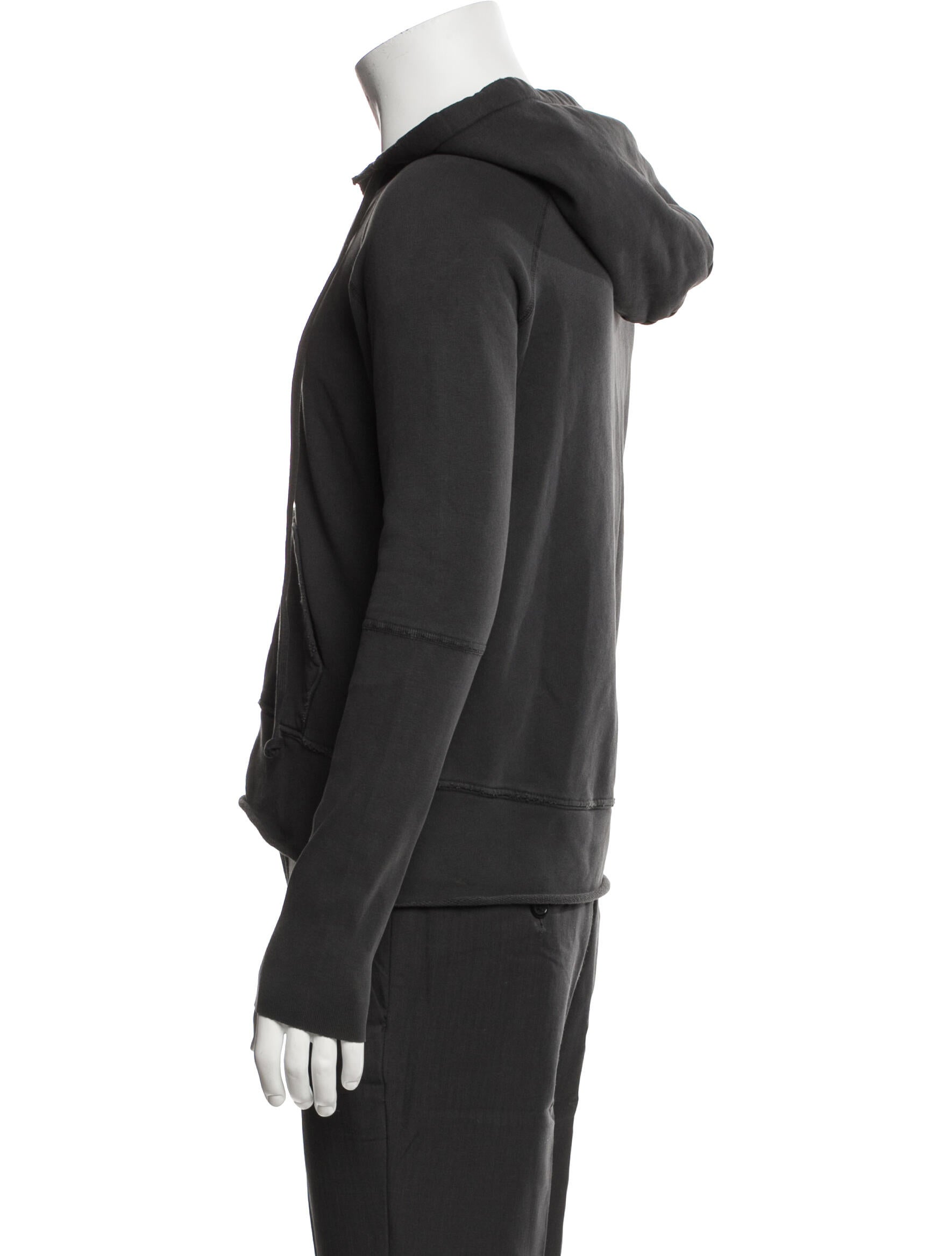 Nili Lotan V-Neck Long Sleeve Hoodie