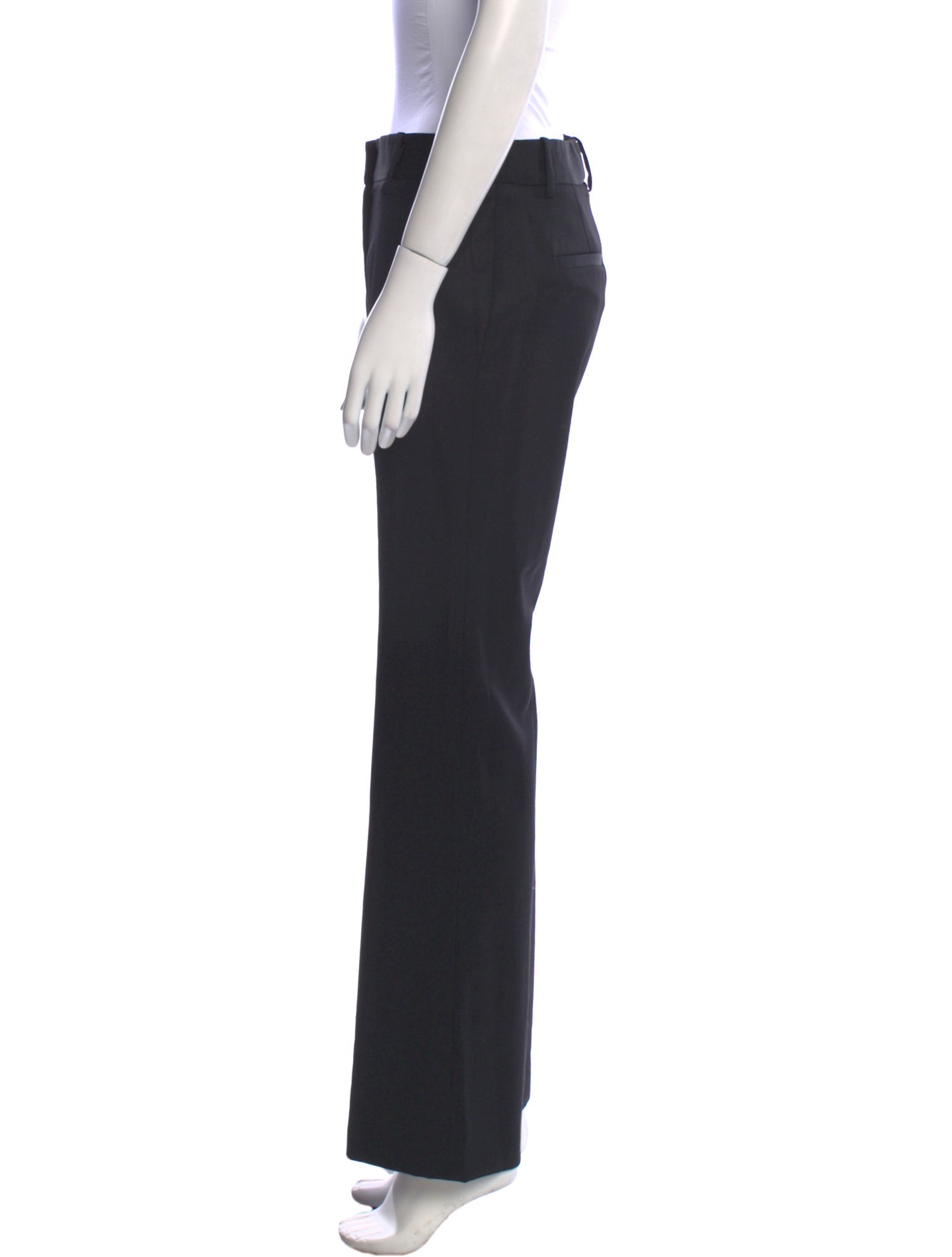 Nili Lotan Virgin Wool Wide Leg Pants