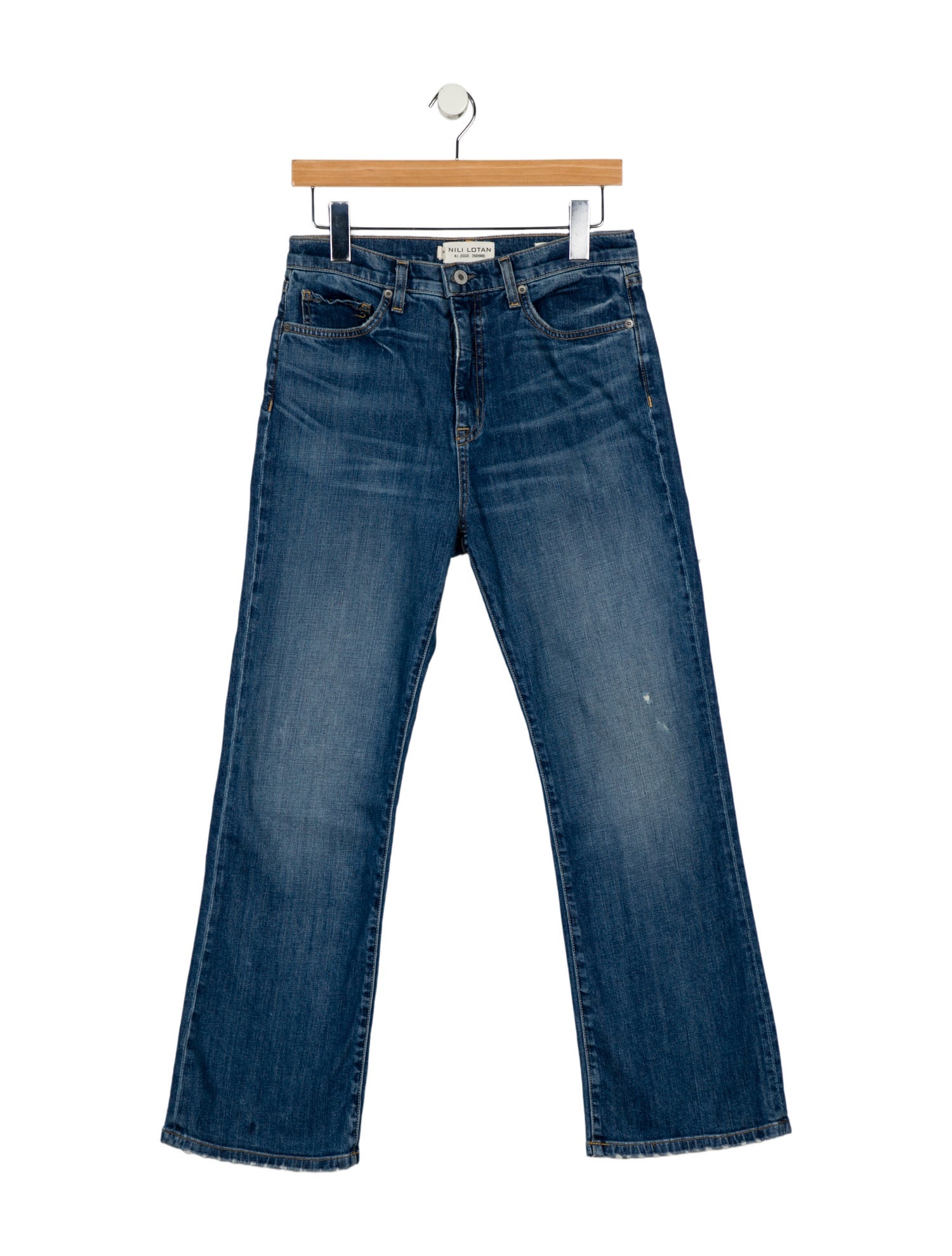 Nili Lotan High-Rise Wide Leg Jeans