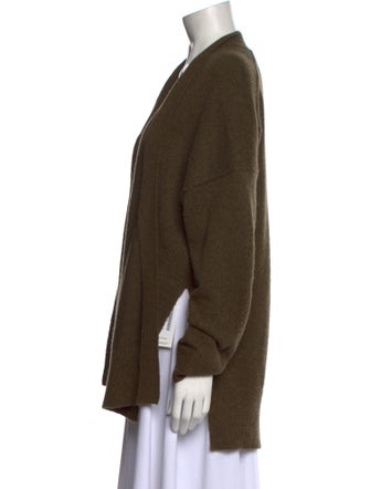 Nili Lotan Merino Wool Open Front Sweater