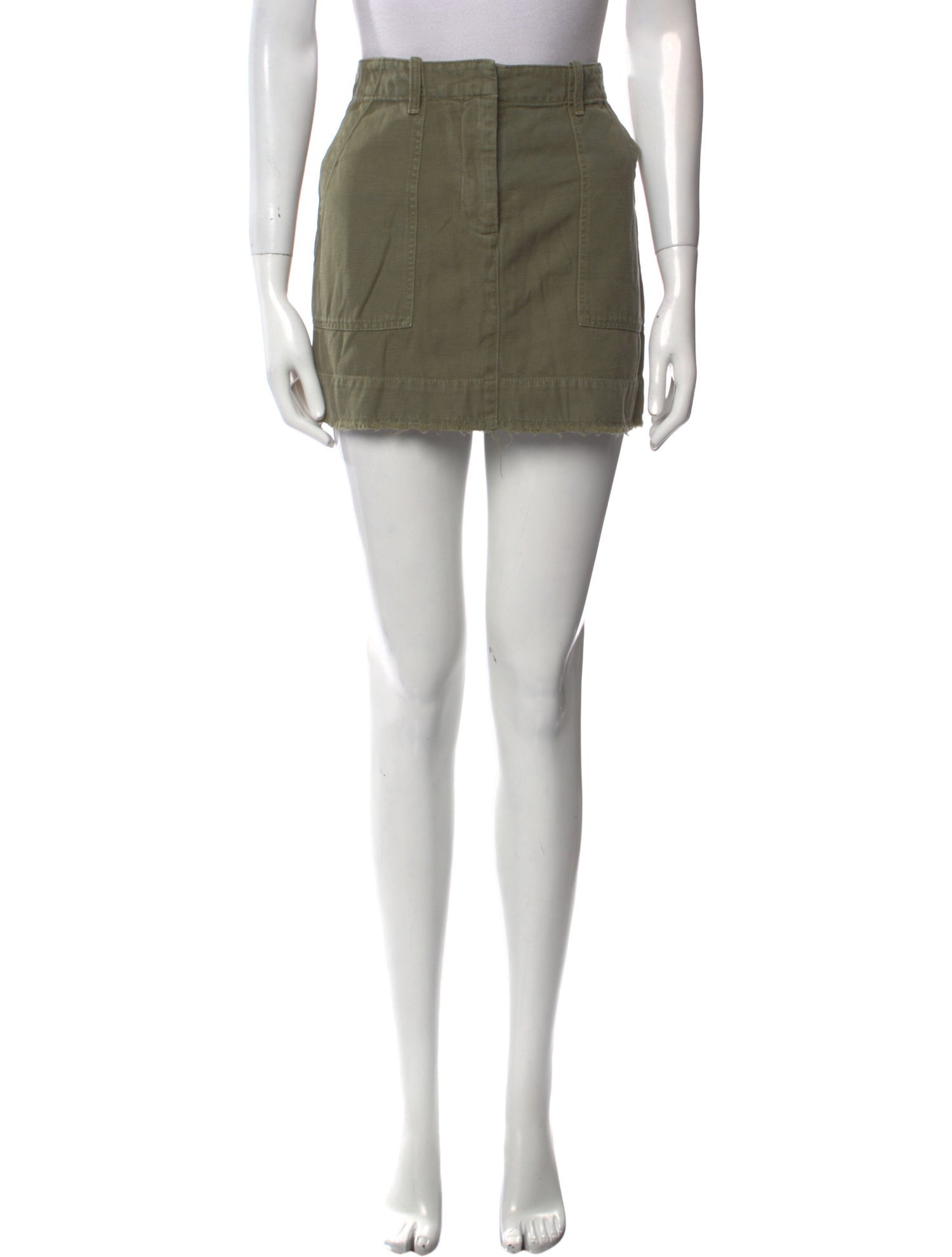 Nili Lotan Grosgrain Trim Mini Skirt