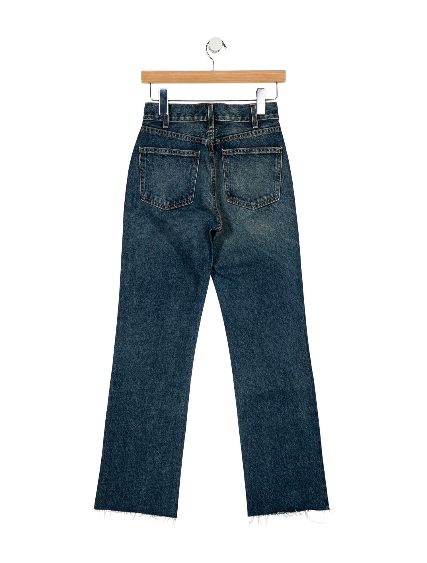 Nili Lotan Mid-Rise Straight Leg Jeans