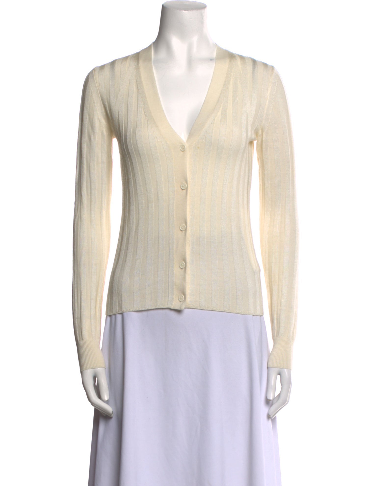 Nili Lotan Merino Wool V-Neck Sweater