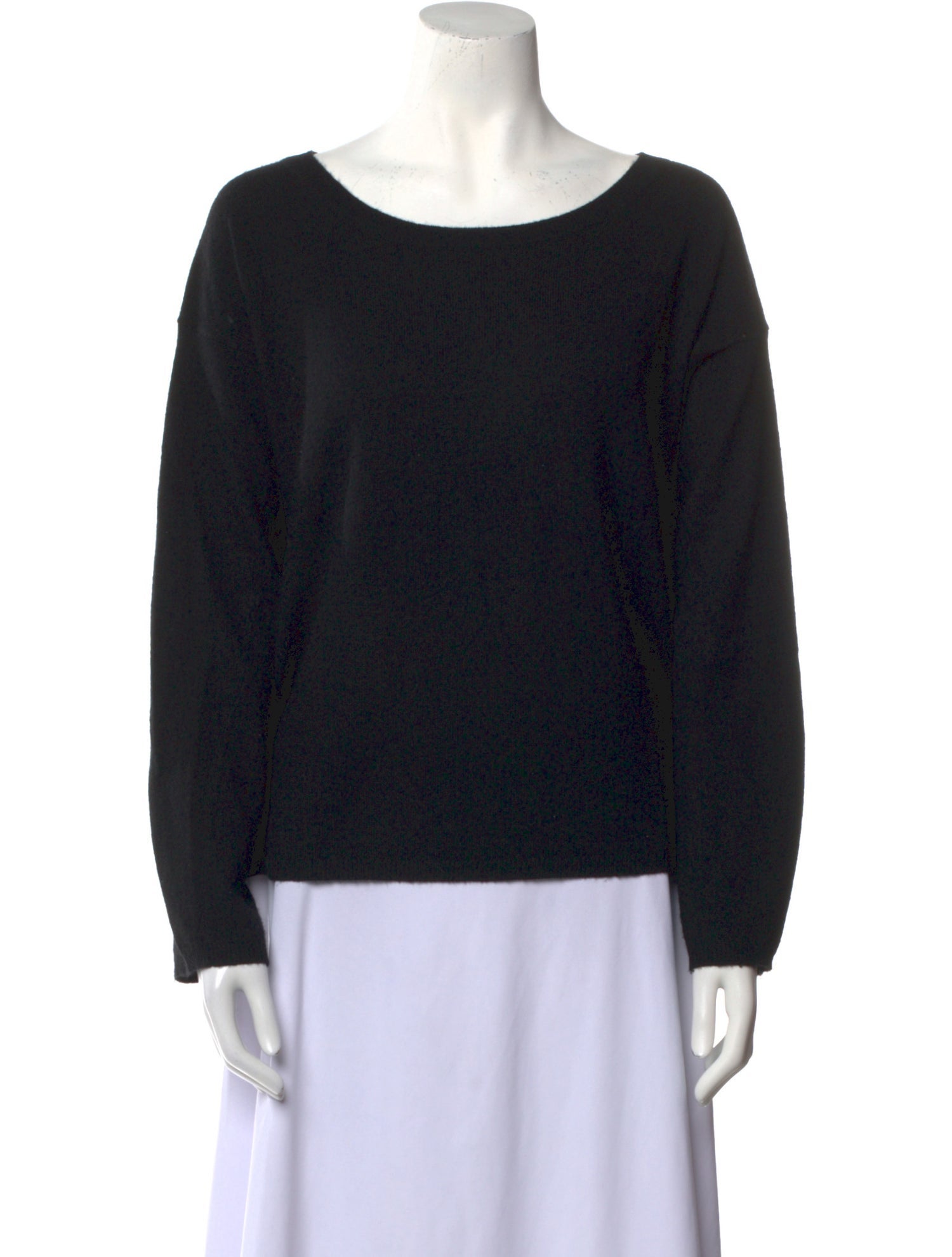 Nili Lotan Cashmere Bateau Neckline Sweater