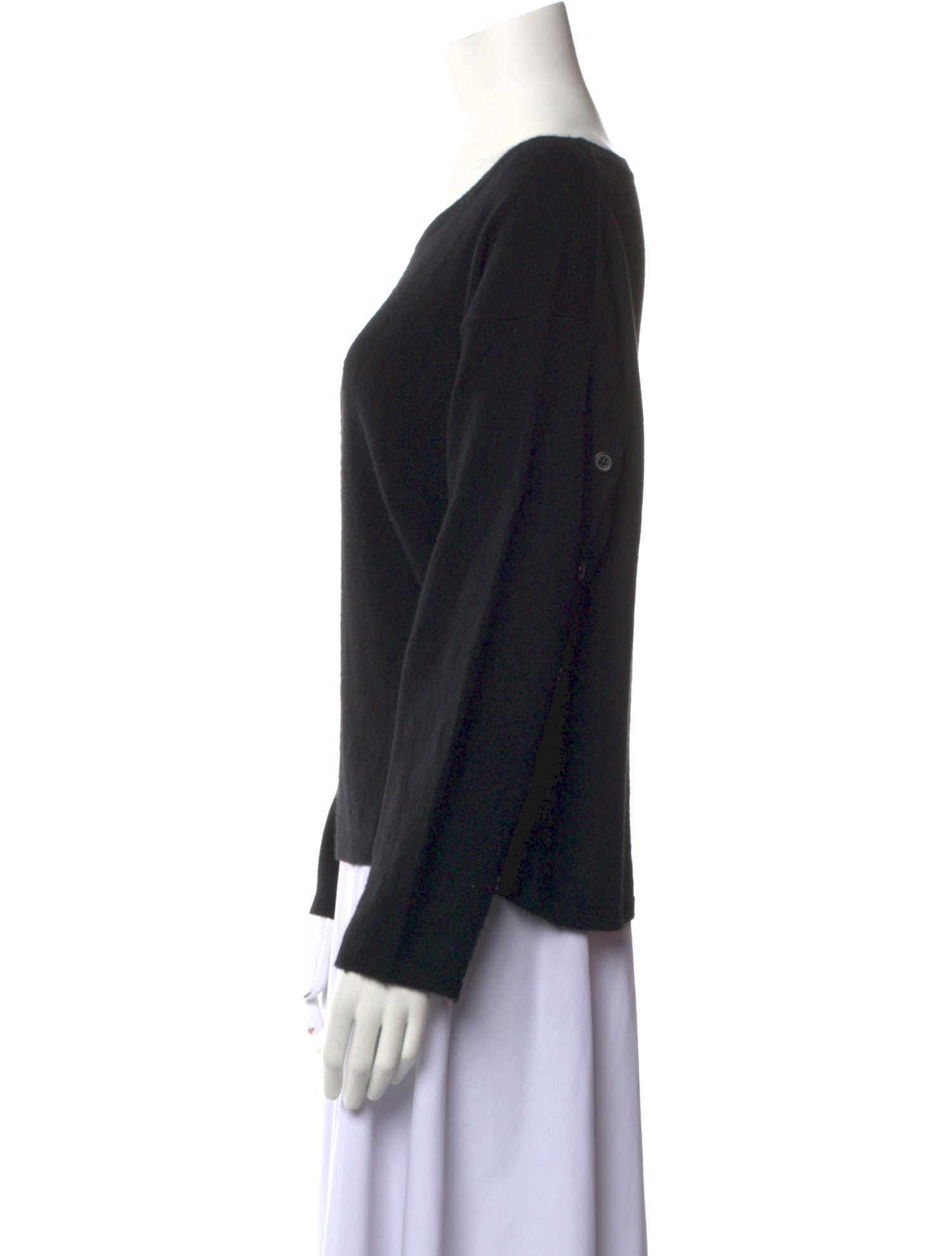 Nili Lotan Cashmere Bateau Neckline Sweater