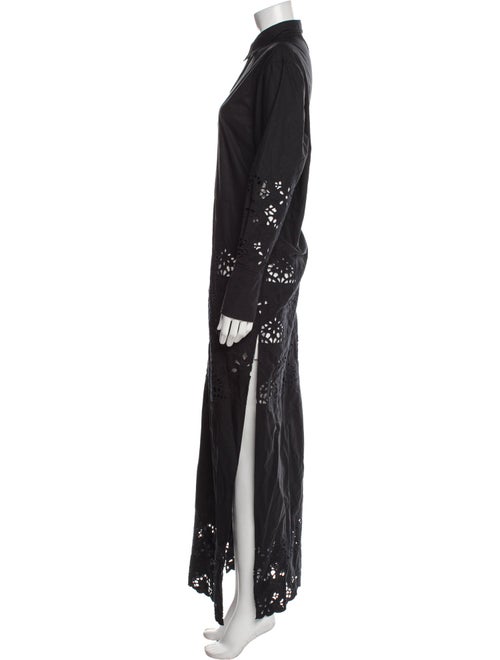 Nili Lotan Lace Pattern Long Dress