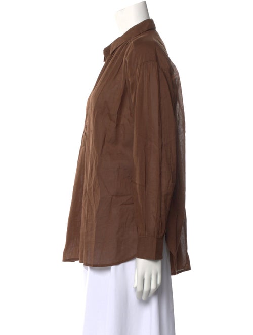 Nili Lotan Long Sleeve Button-Up Top