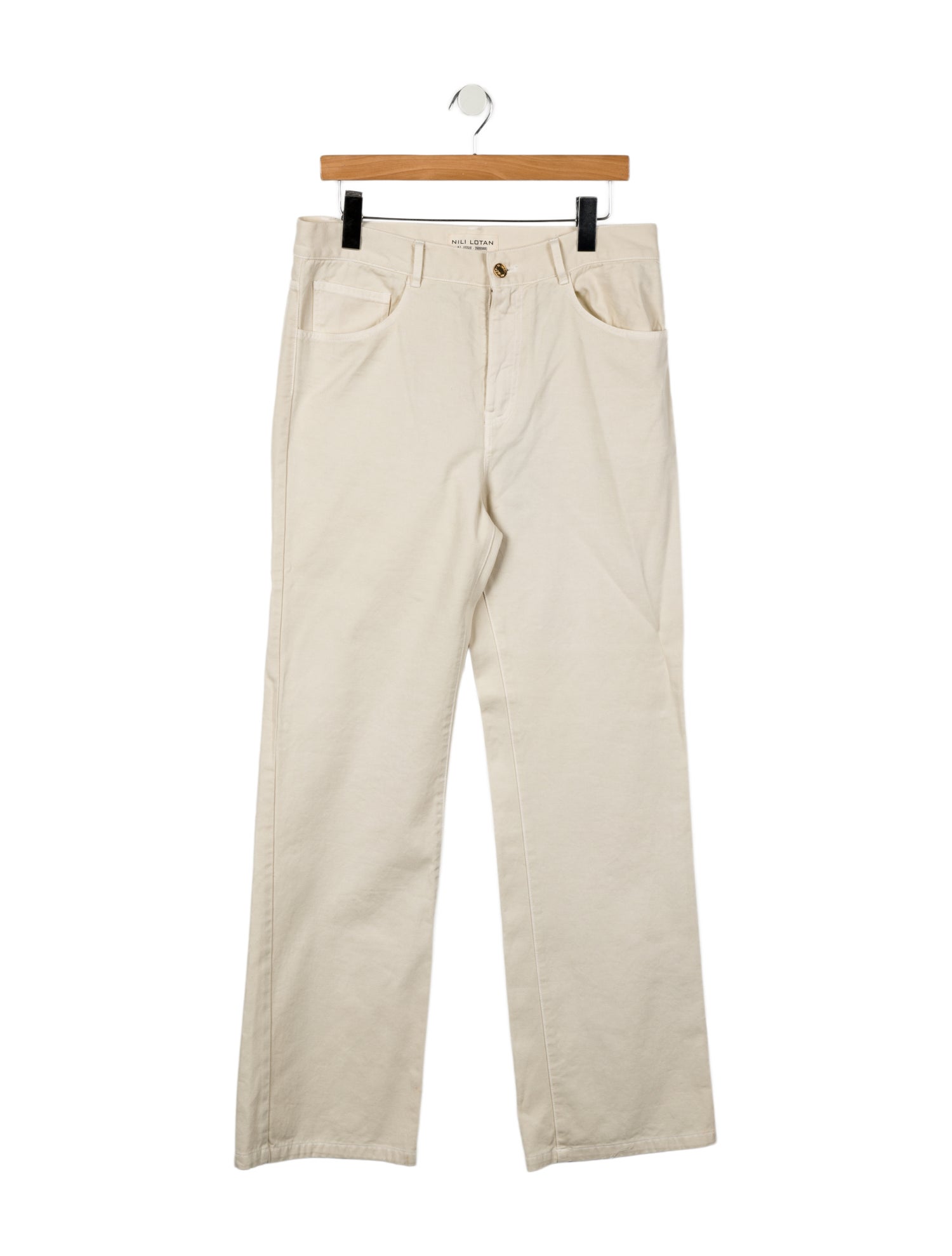 Nili Lotan High-Rise Wide Leg Jeans