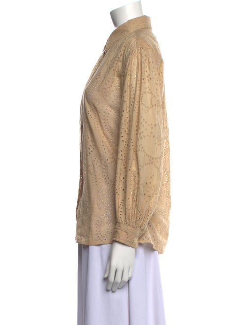 Nili Lotan Long Sleeve Button-Up Top